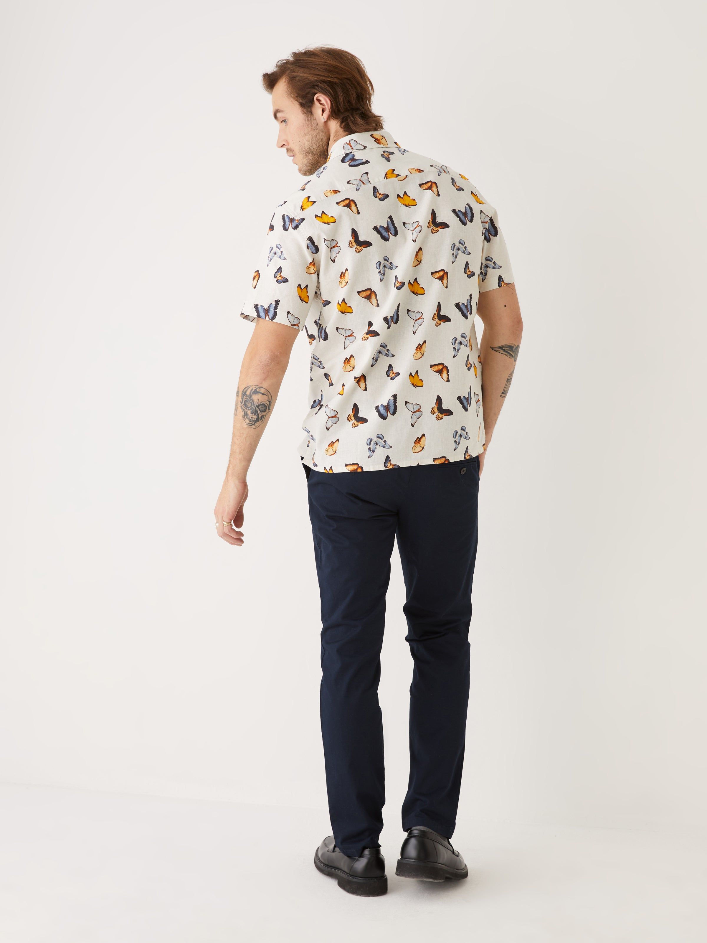 The Short Sleeve Hemp Shirt in White sold by Frank & Oak product image thumbnail 5