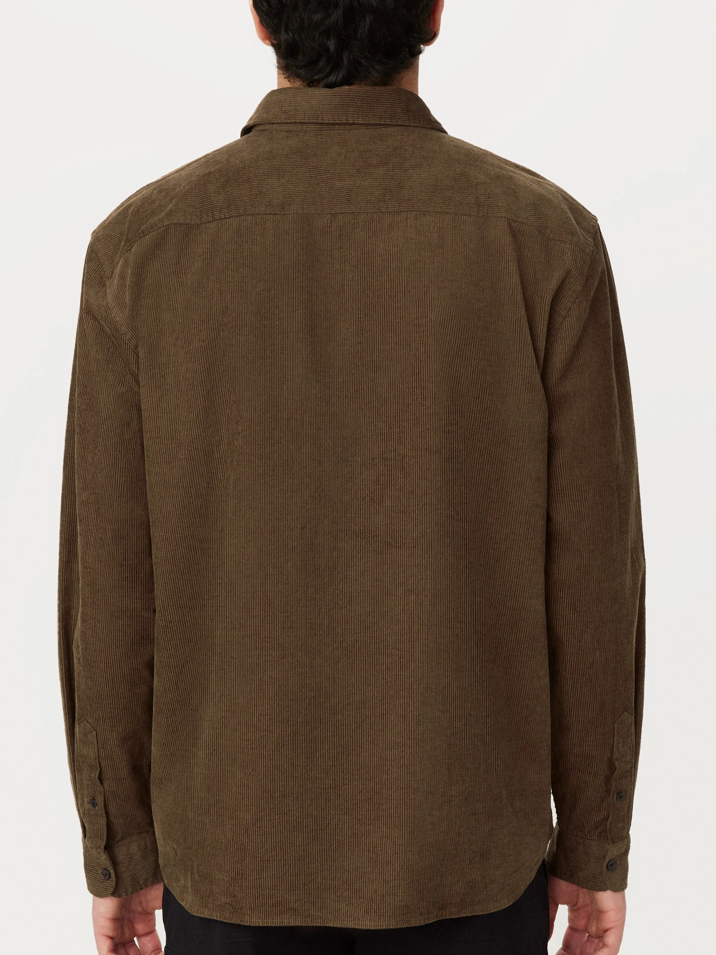 The Light Corduroy Shirt in Tuscany Green sold by Frank & Oak product image thumbnail 4