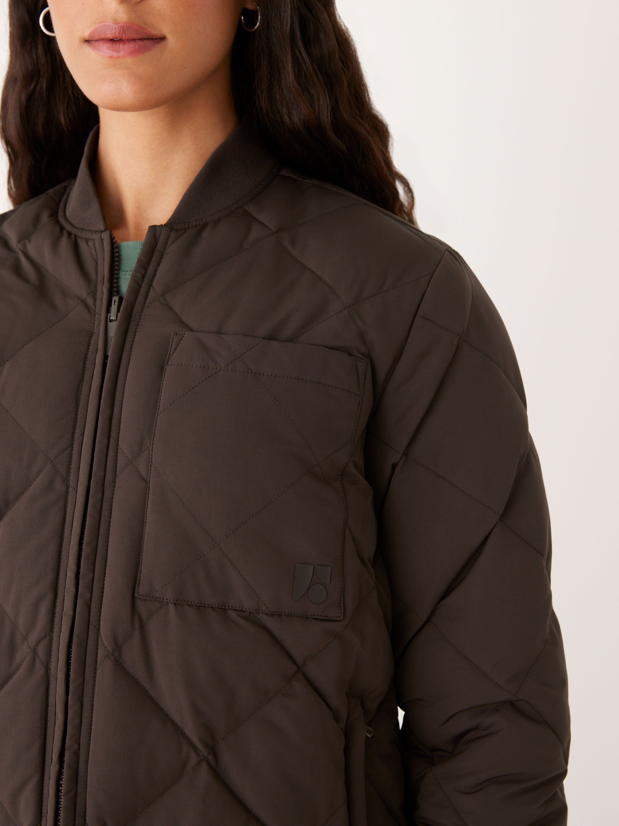 The Skyline Reversible Maxi Bomber in Espresso sold by Frank & Oak product image thumbnail 4