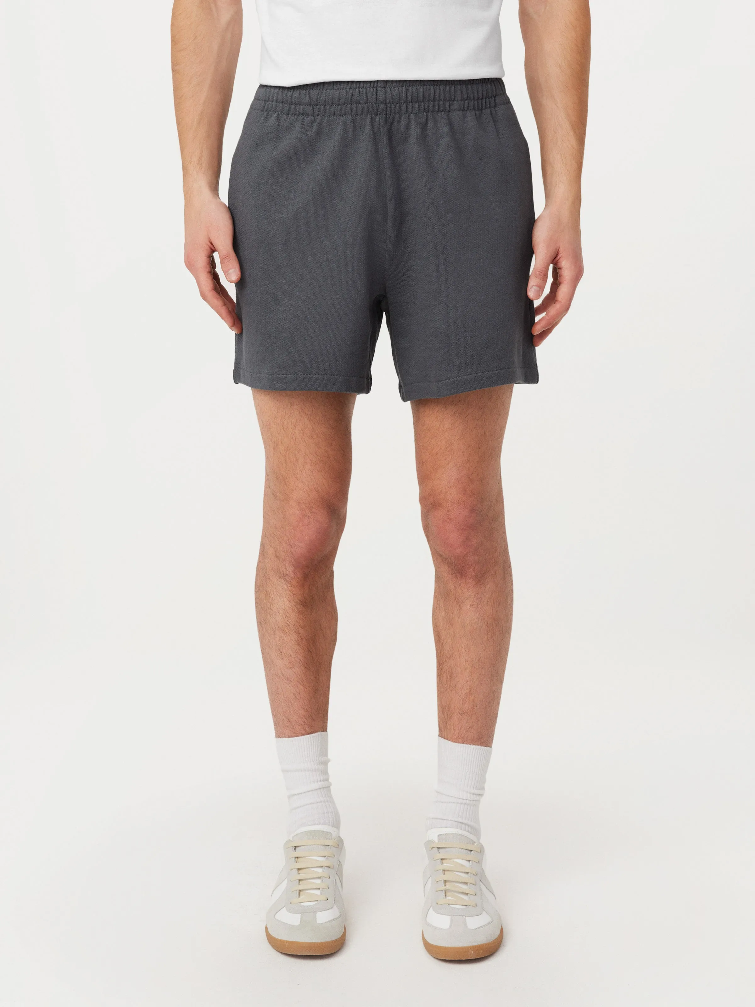 The Owen French Terry Short in Ash Blue sold by Frank & Oak product image thumbnail 3