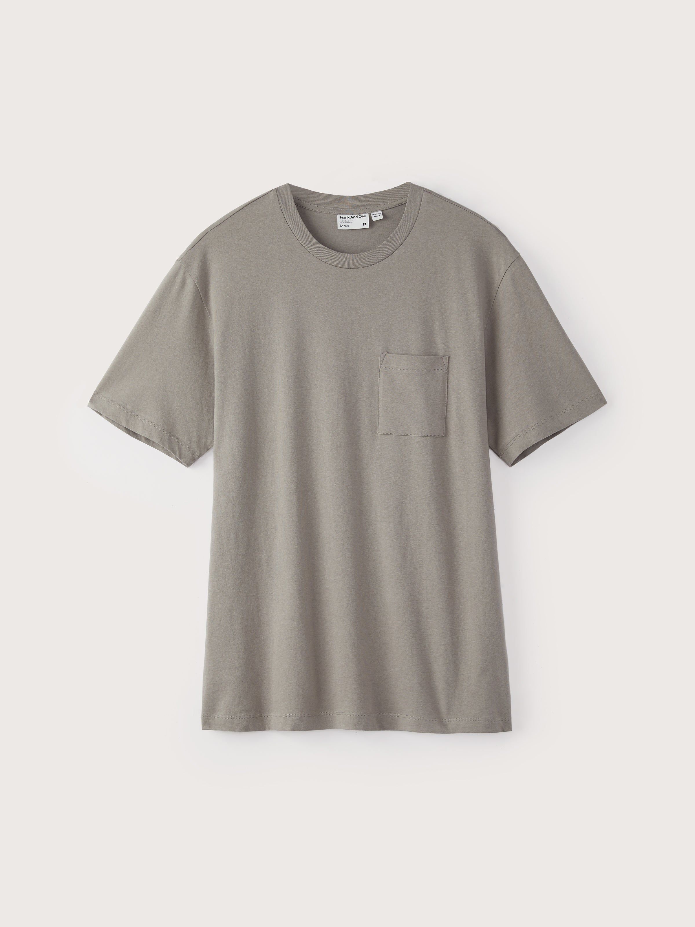The Relaxed Fit Essential T-Shirt in Grey sold by Frank & Oak product image thumbnail 4
