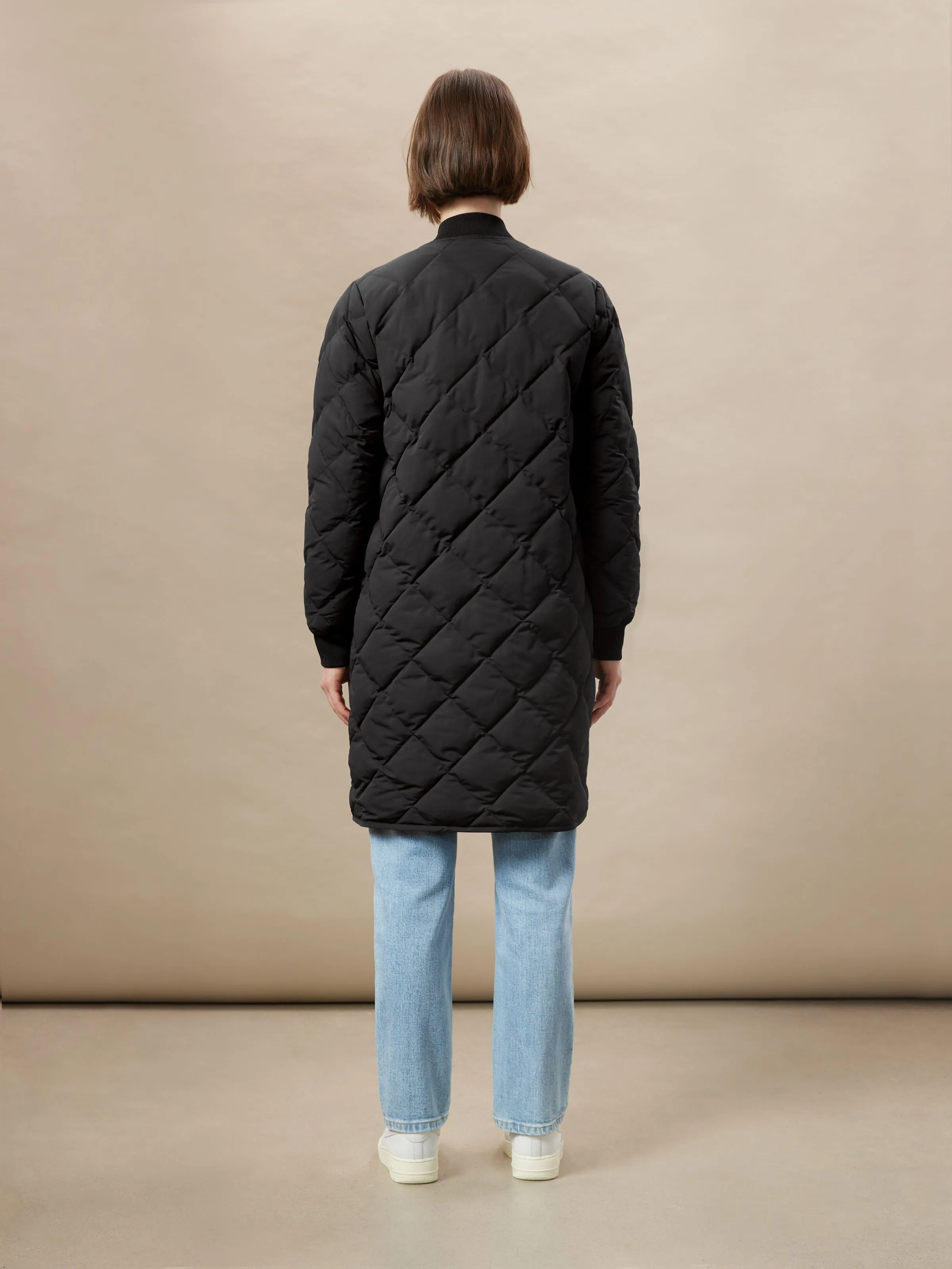 The Skyline Reversible Maxi Bomber in Black sold by Frank & Oak product image thumbnail 5