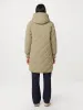 The Skyline Maxi Hooded Coat in Vetiver Green sold by Frank & Oak