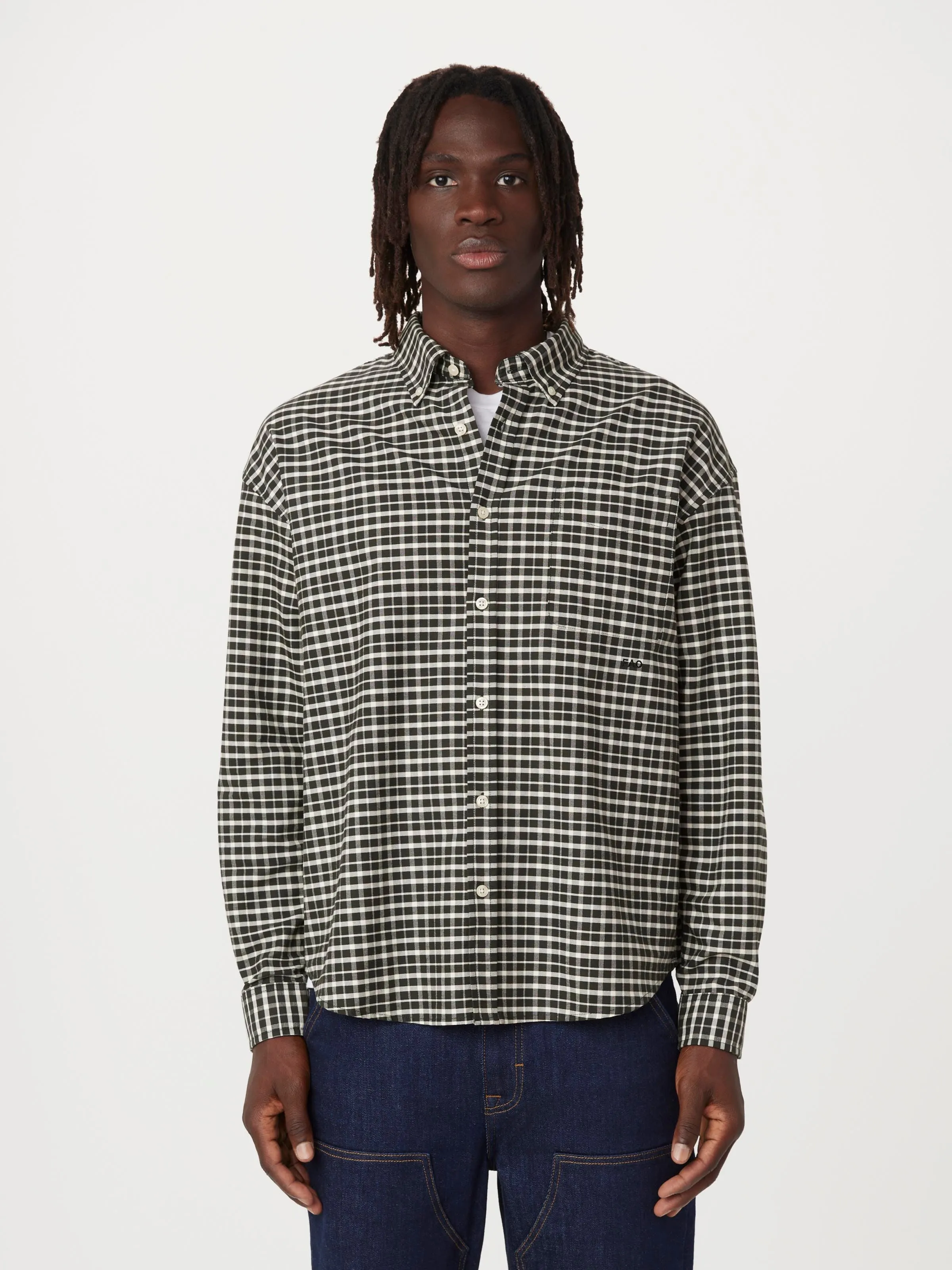The Loose Oxford Shirt in Rosin sold by Frank & Oak product image thumbnail 3