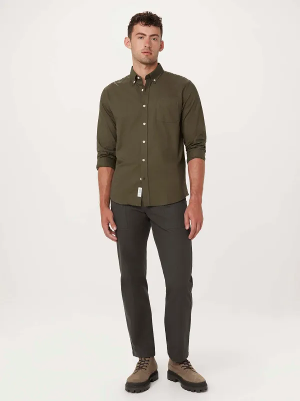 The Jasper Oxford Shirt in Rosin sold by Frank & Oak