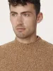 The Mock Neck Sweater in Pumpkin Spice sold by Frank & Oak