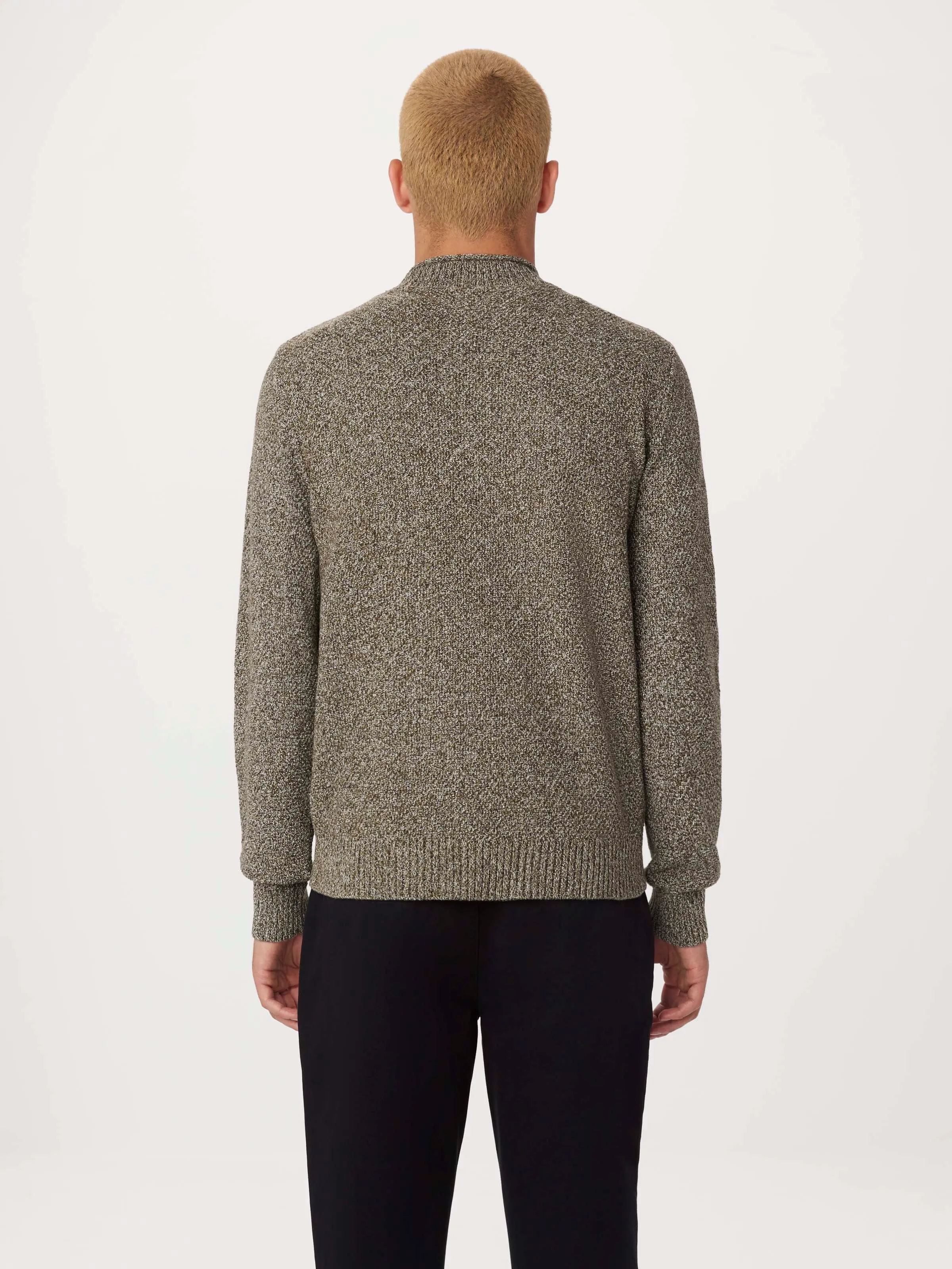 The Mock Neck Sweater in Olive sold by Frank & Oak product image thumbnail 3