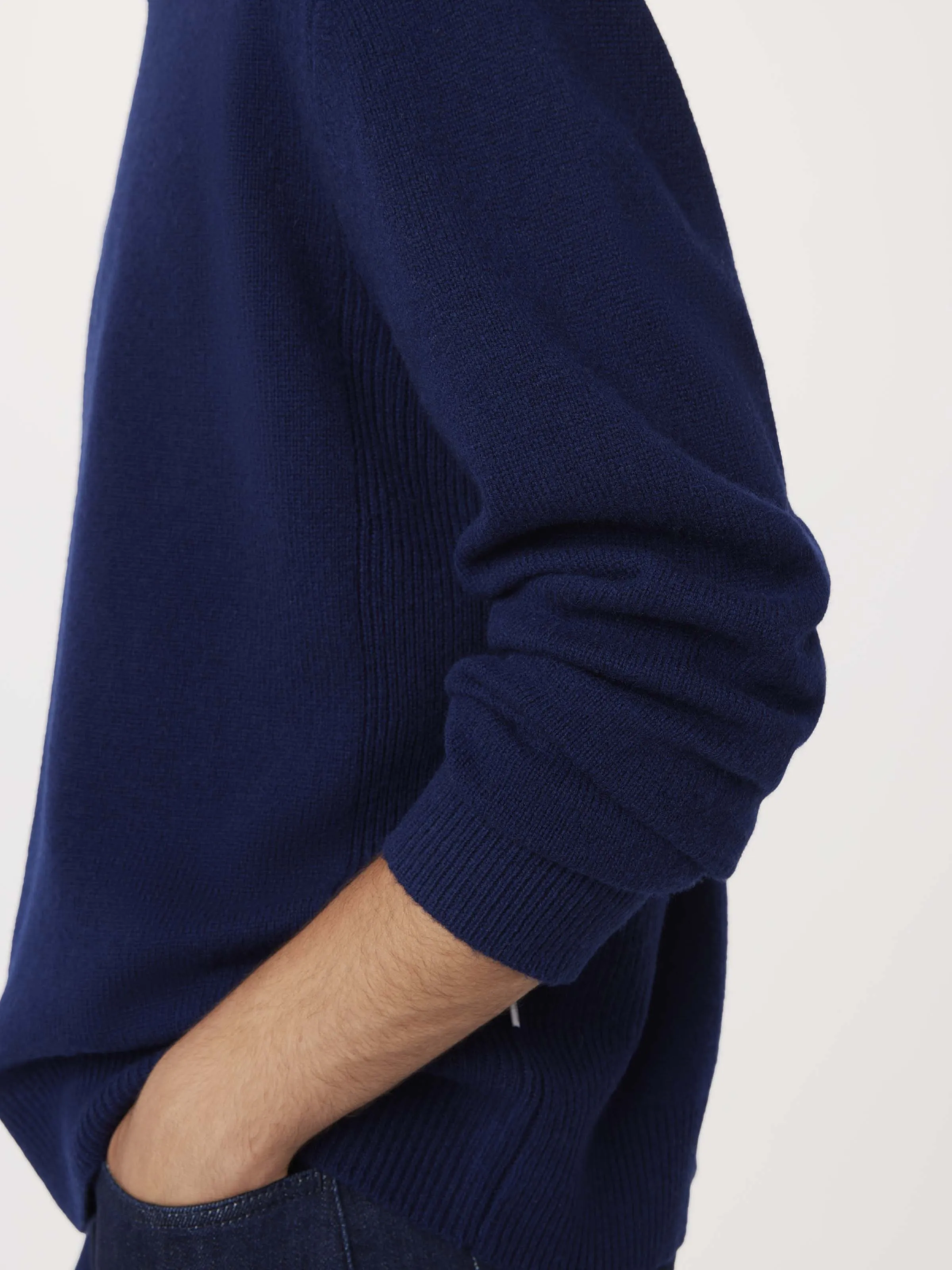 The Lambswool Sweater in Royal blue sold by Frank & Oak product image thumbnail 2