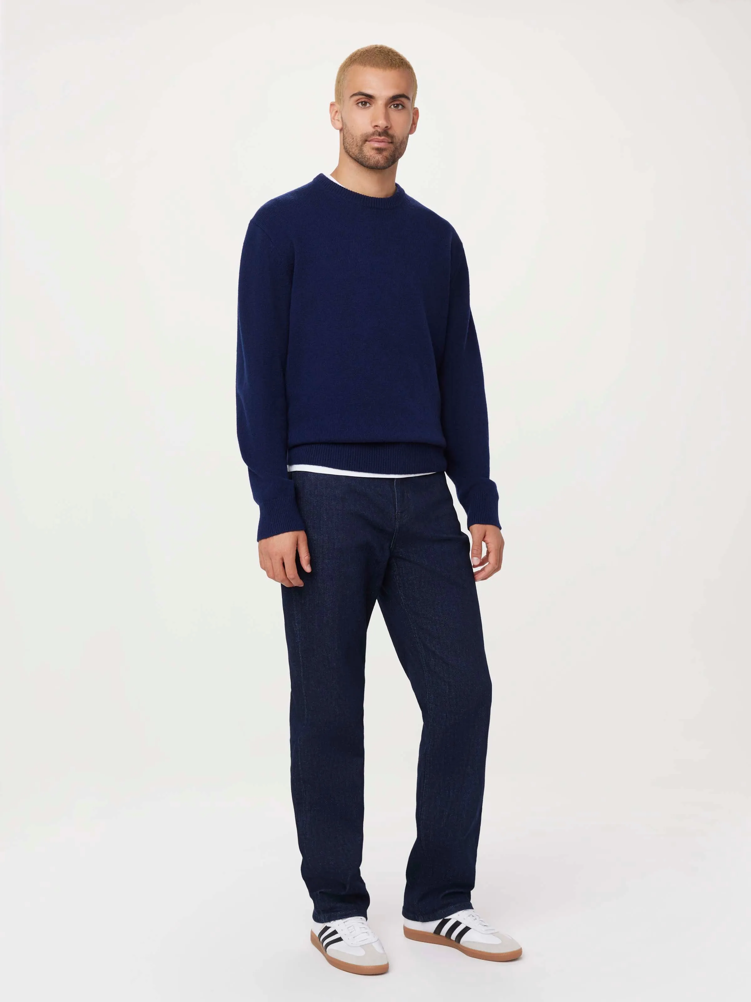 The Lambswool Sweater in Royal blue sold by Frank & Oak product image thumbnail 3