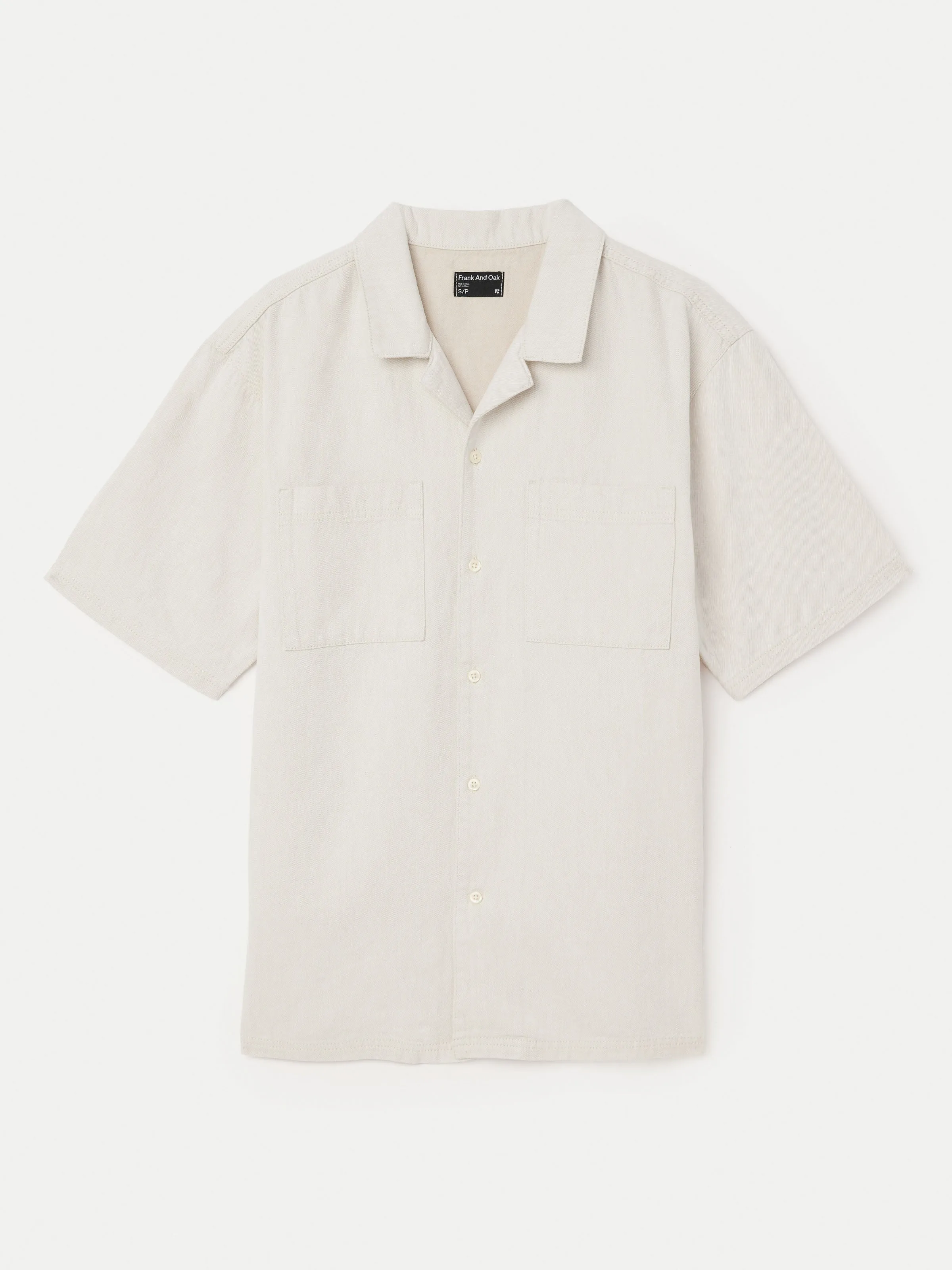 The Pocket Camp Collar Shirt in Undyed sold by Frank & Oak product image thumbnail 5