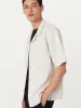 The Pocket Camp Collar Shirt in Undyed sold by Frank & Oak