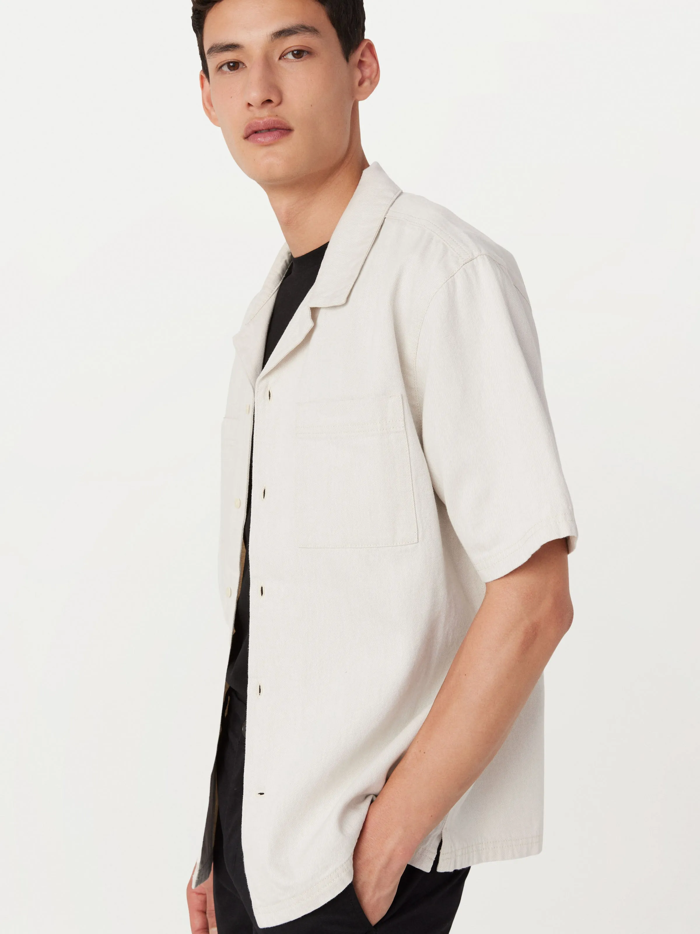 The Pocket Camp Collar Shirt in Undyed sold by Frank & Oak product image thumbnail 2