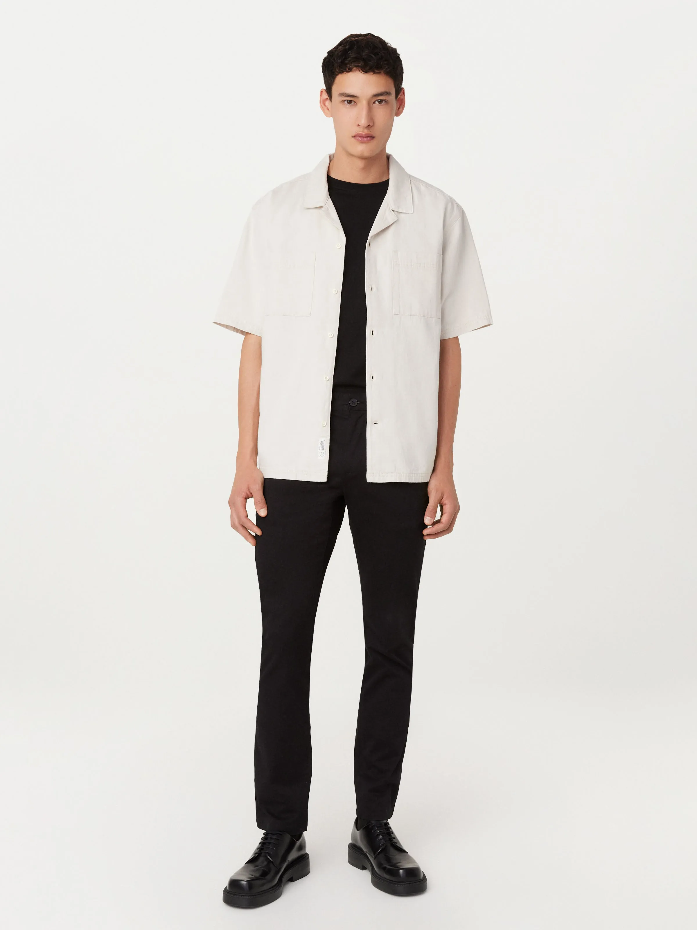 The Pocket Camp Collar Shirt in Undyed sold by Frank & Oak