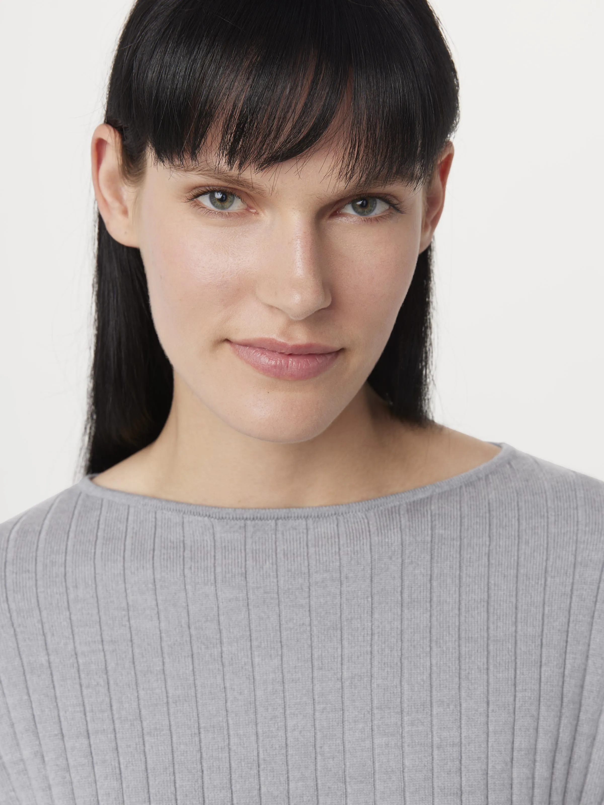 The Merino Wool Cropped Sweater in Light Grey sold by Frank & Oak product image thumbnail 2