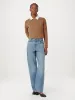 The Merino Wool Cropped Sweater in Nutmeg sold by Frank & Oak