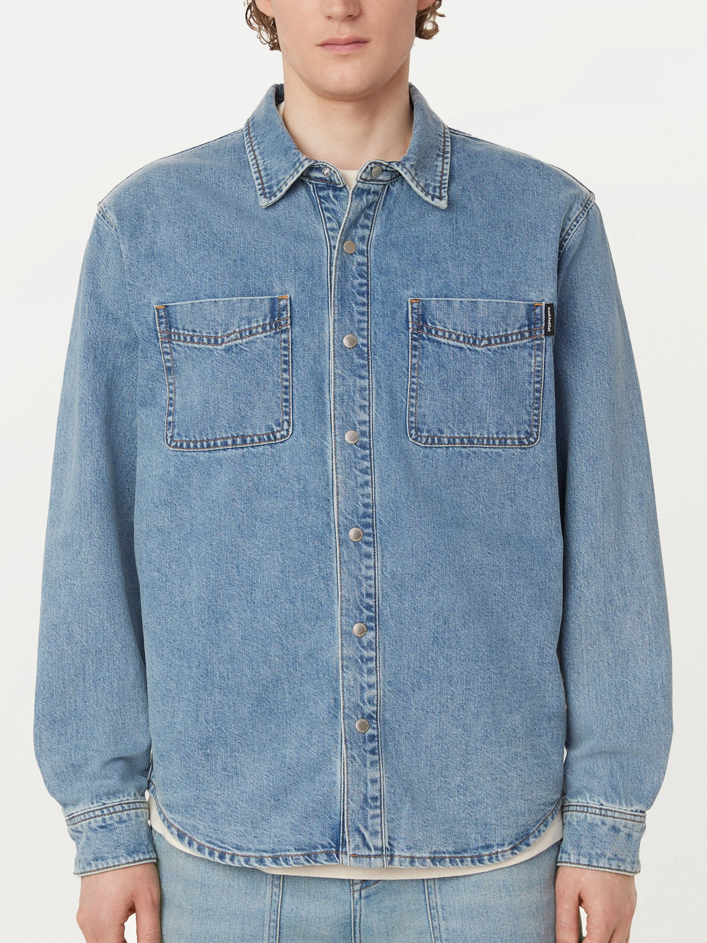 The Denim Shirt in Light Blue sold by Frank & Oak product image thumbnail 5