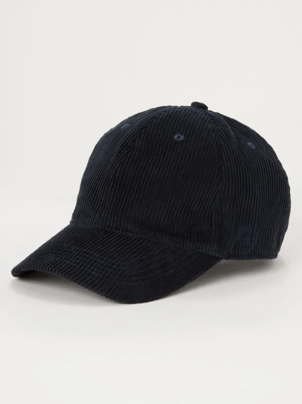 The Corduroy Dad Cap in Deep Blue sold by Frank & Oak