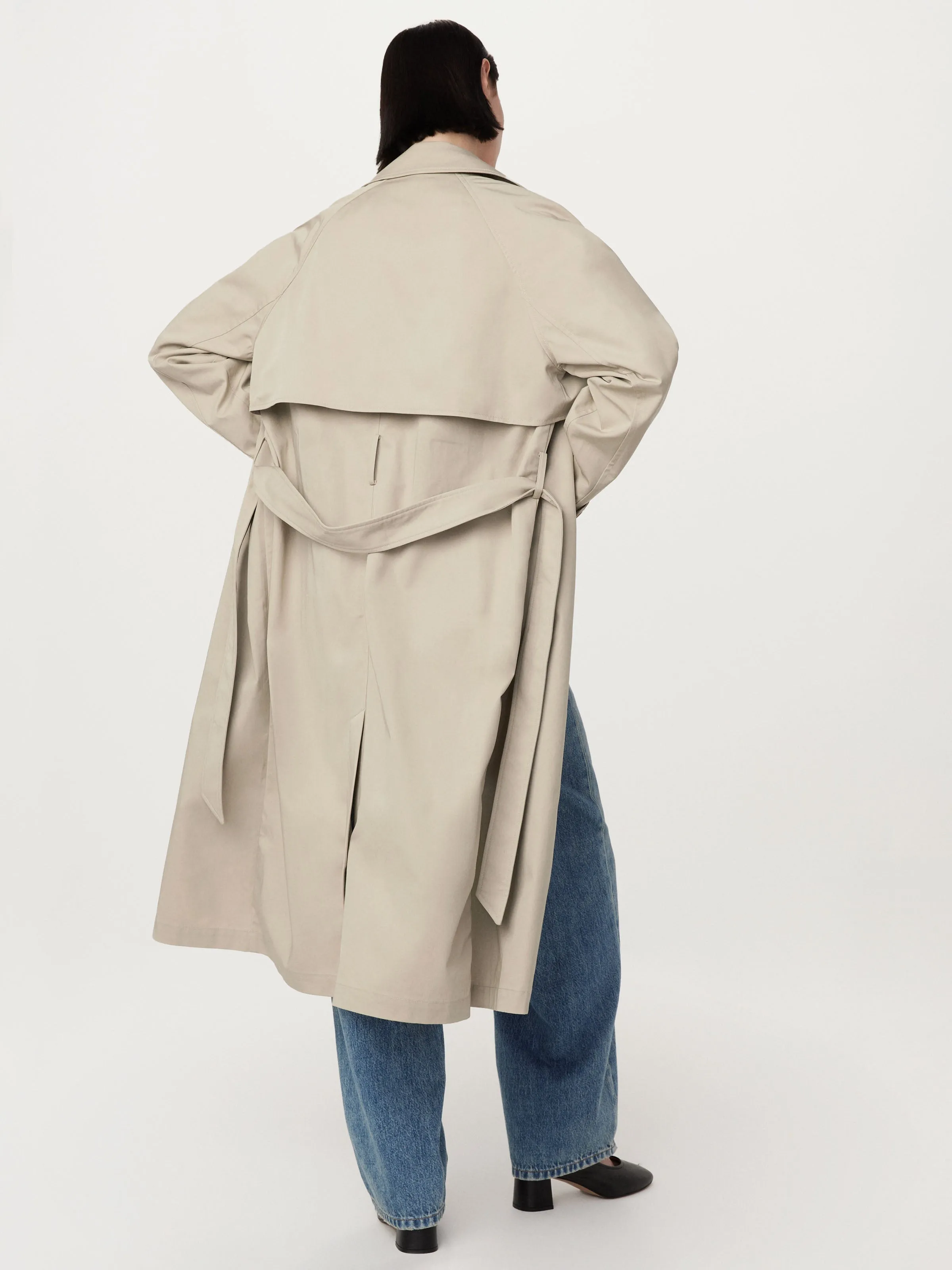 The Long Trench Coat in Light Beige sold by Frank & Oak product image thumbnail 3