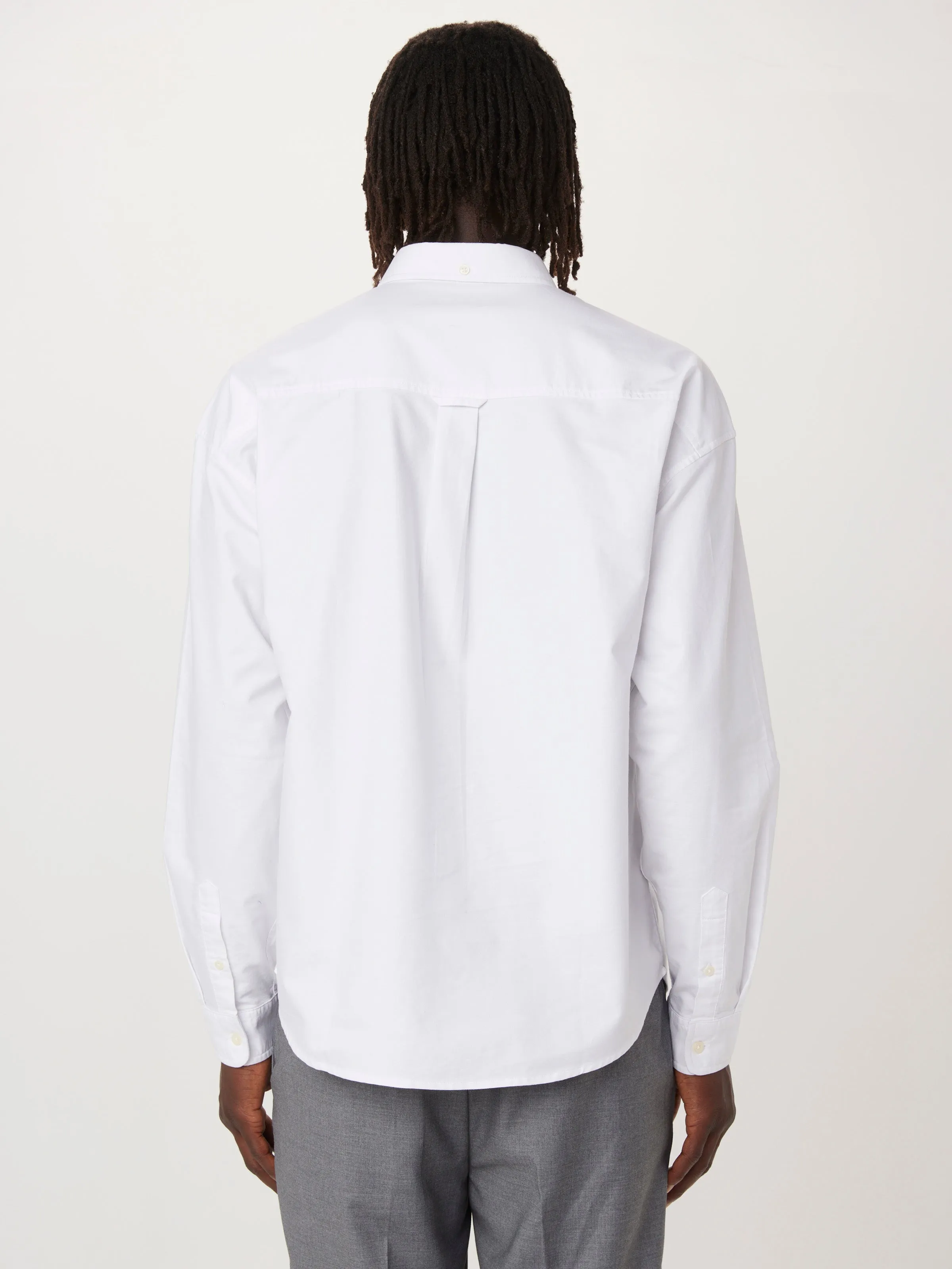 The Loose Oxford Shirt in White sold by Frank & Oak product image thumbnail 3