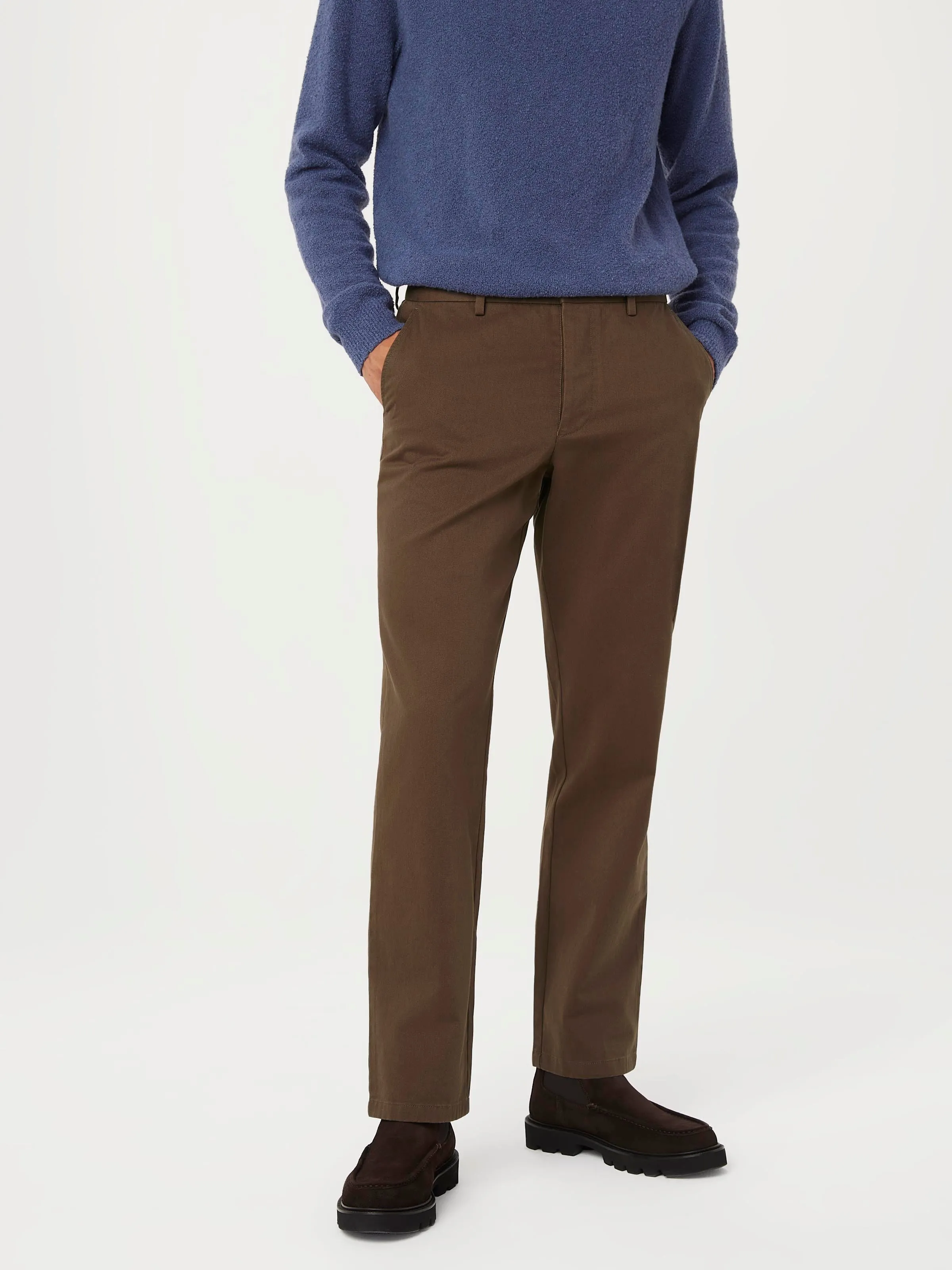 The Joey Straight Chino Pant in Chocolate brown sold by Frank & Oak product image thumbnail 2