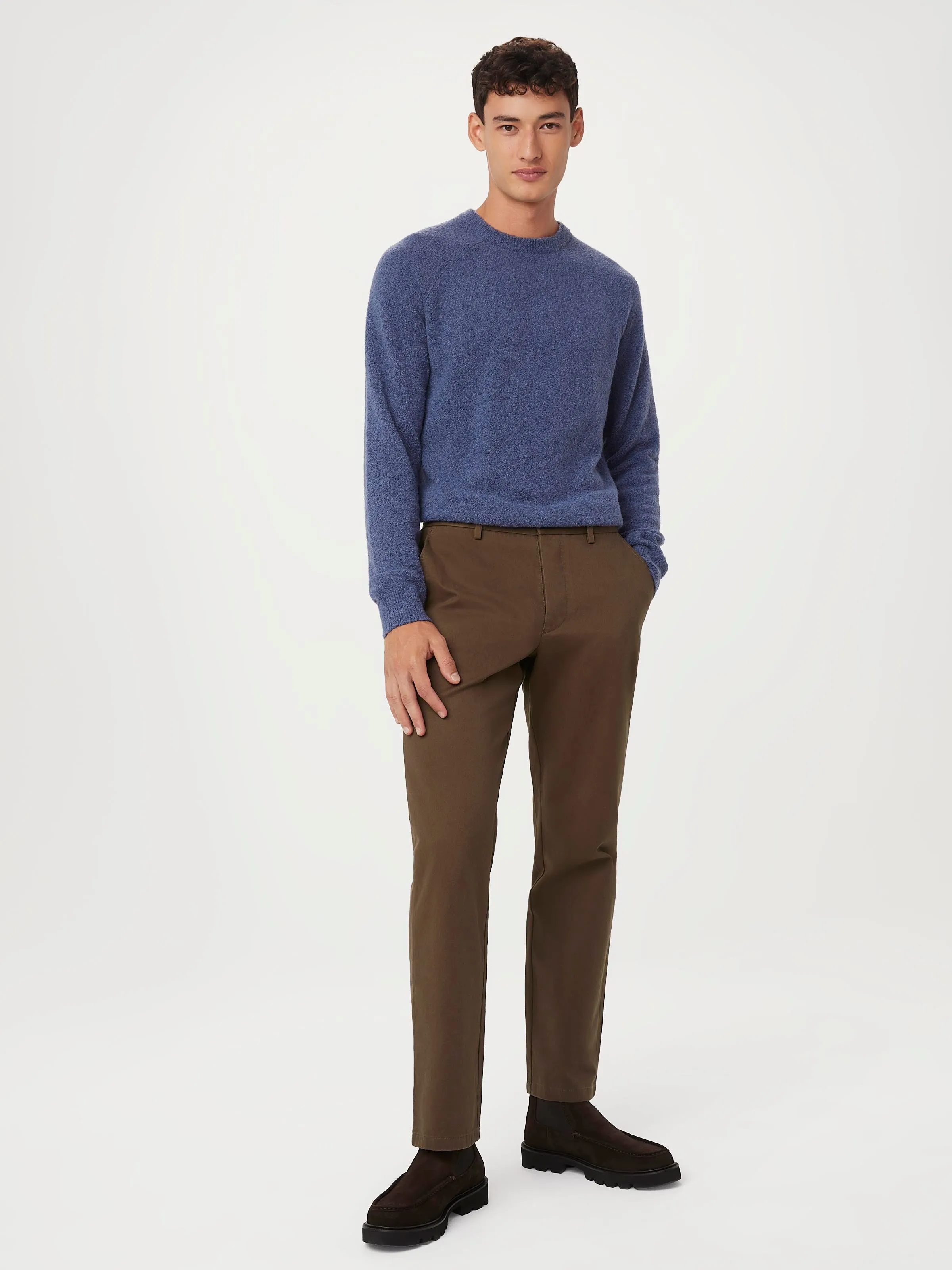 The Joey Straight Chino Pant in Chocolate brown sold by Frank & Oak product image thumbnail 3