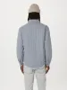 The Quilted Overshirt in Blue sold by Frank & Oak