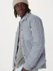 The Quilted Overshirt in Blue sold by Frank & Oak