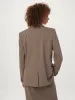 The Relaxed 2-Button Blazer in Dark Taupe sold by Frank & Oak