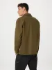 The Herringbone Overshirt in Olive sold by Frank & Oak