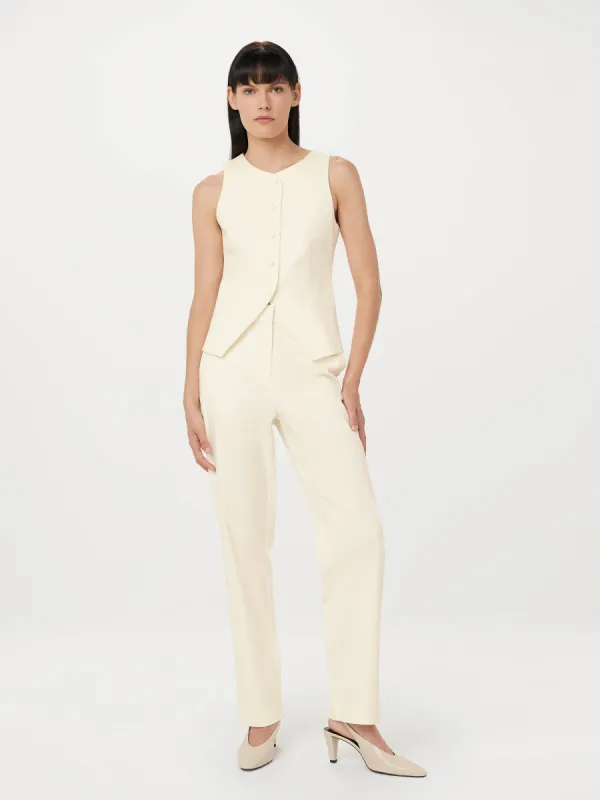 The Jane Straight Pant in Cream sold by Frank & Oak