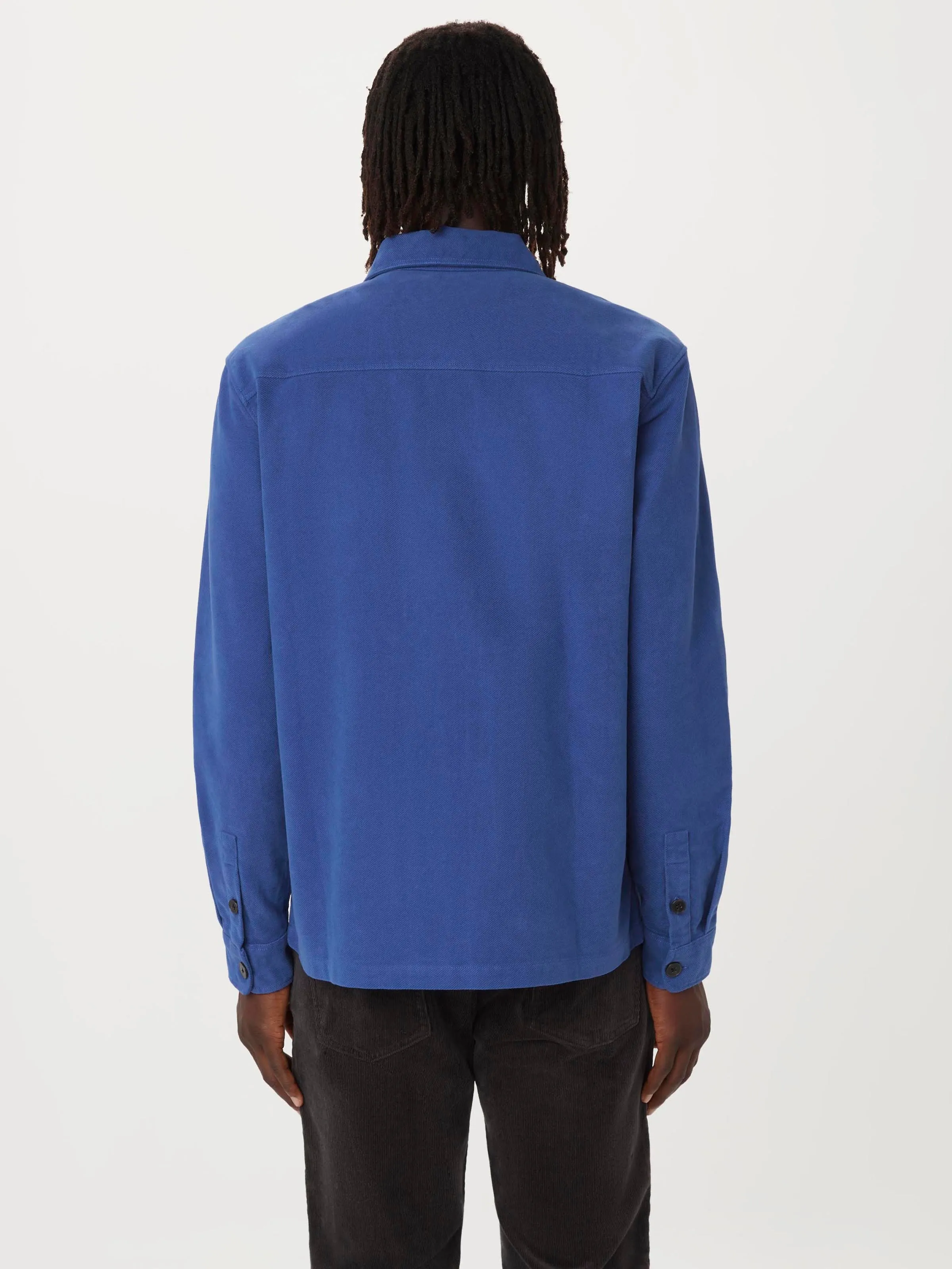 The Moleskin Shirt in Carpenter Blue sold by Frank & Oak product image thumbnail 4