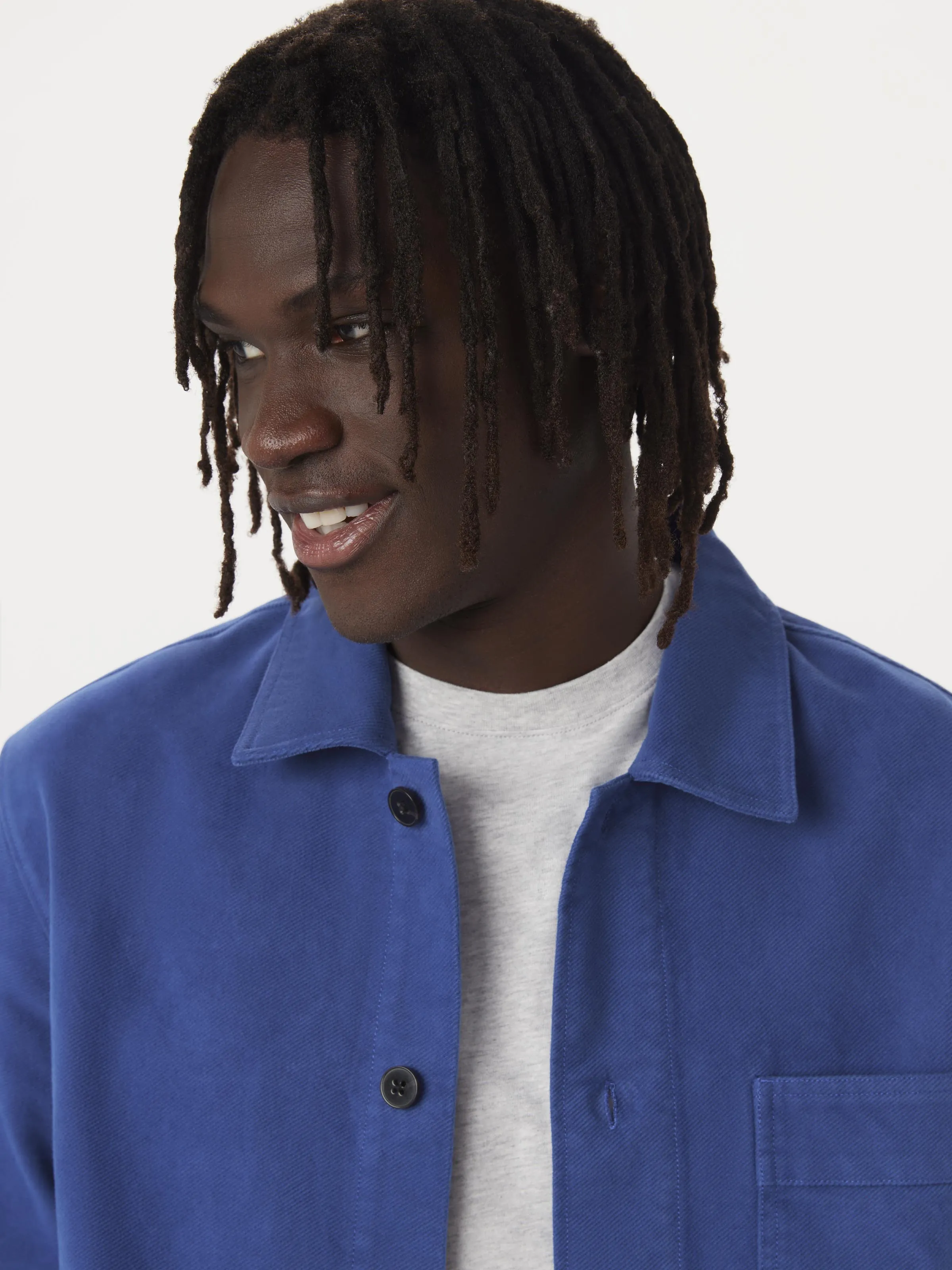 The Moleskin Shirt in Carpenter Blue sold by Frank & Oak product image thumbnail 2