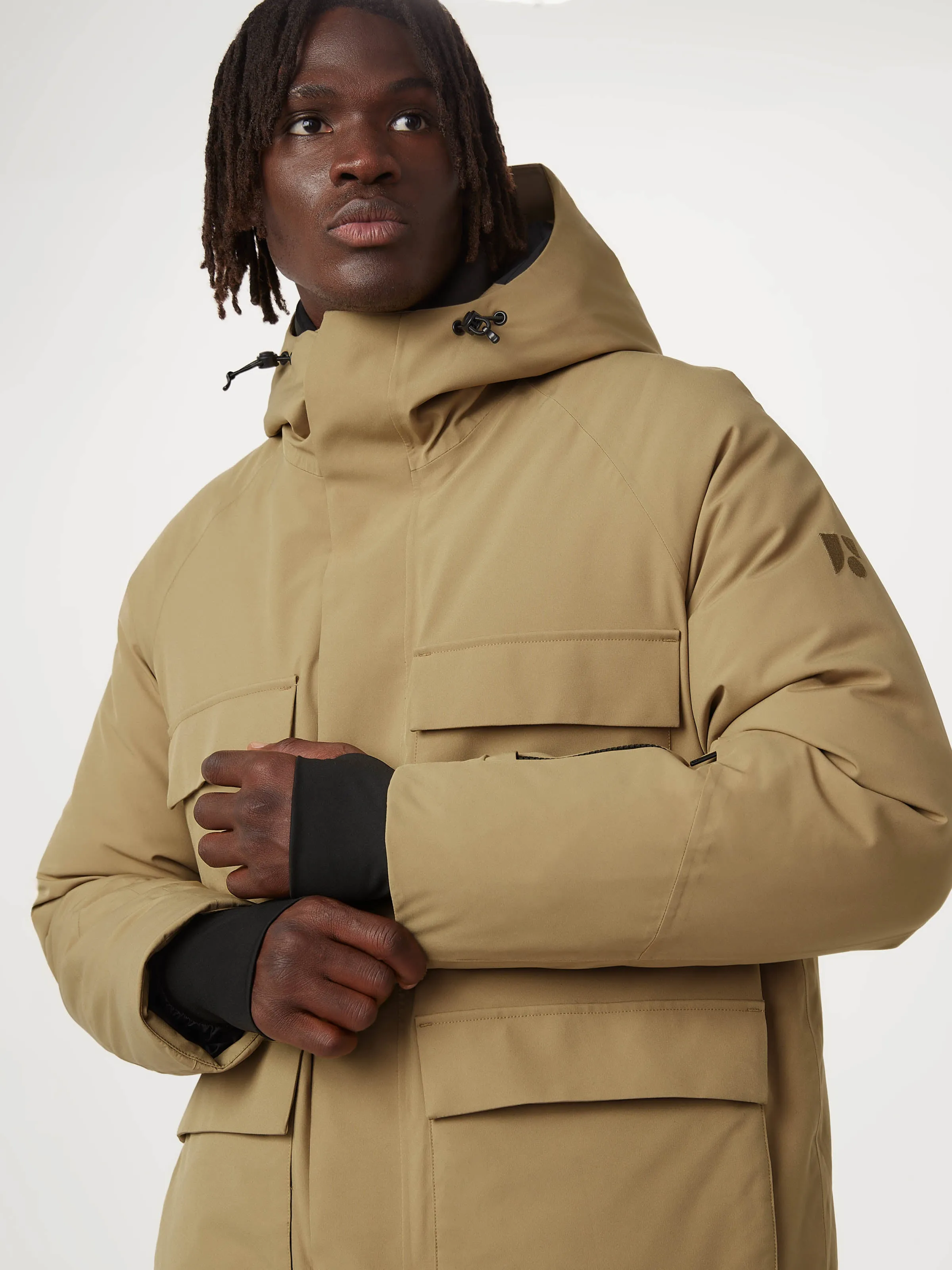 The Capital Field Parka in Deep Spelt sold by Frank & Oak product image thumbnail 3