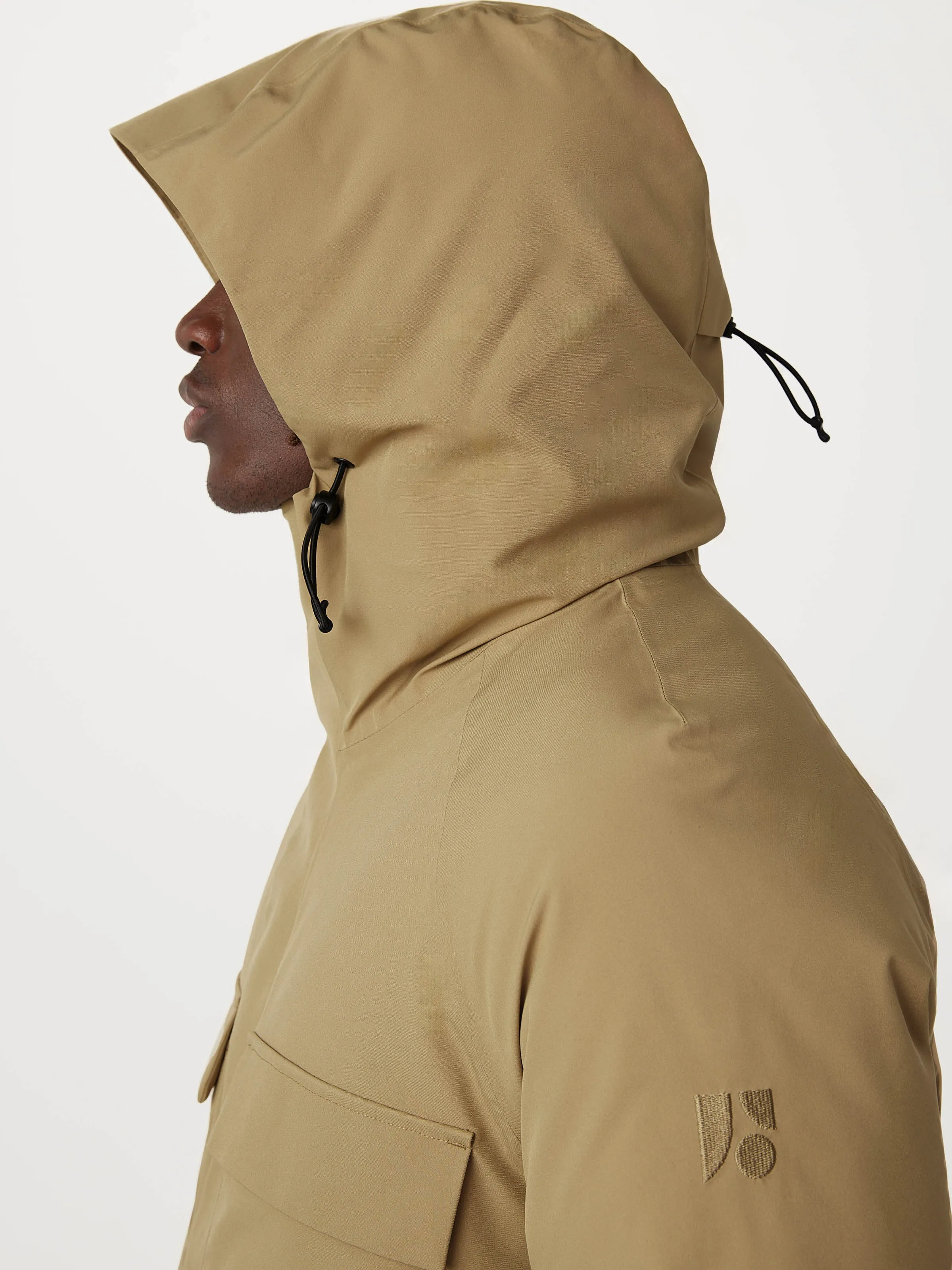 The Capital Field Parka in Deep Spelt sold by Frank & Oak product image thumbnail 2