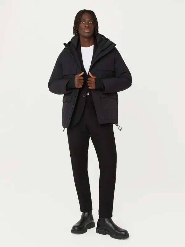 The Capital Field Parka in Black sold by Frank & Oak