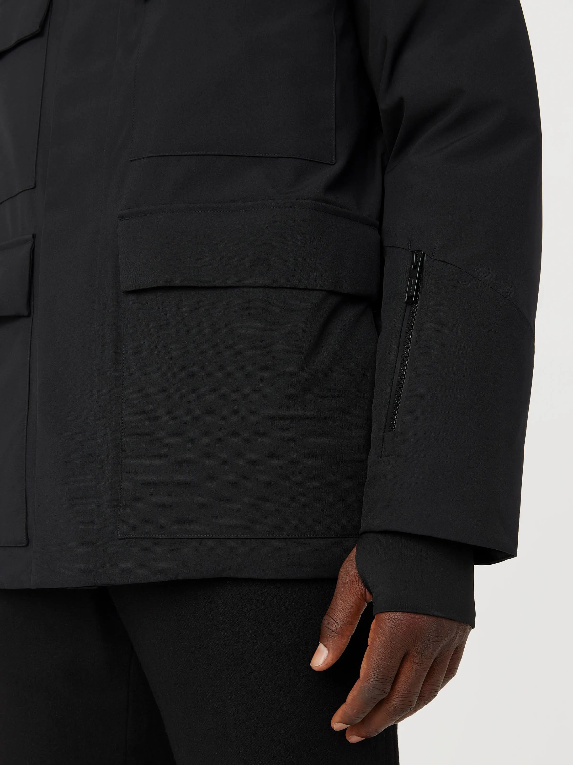 The Capital Field Parka in Black sold by Frank & Oak product image thumbnail 5