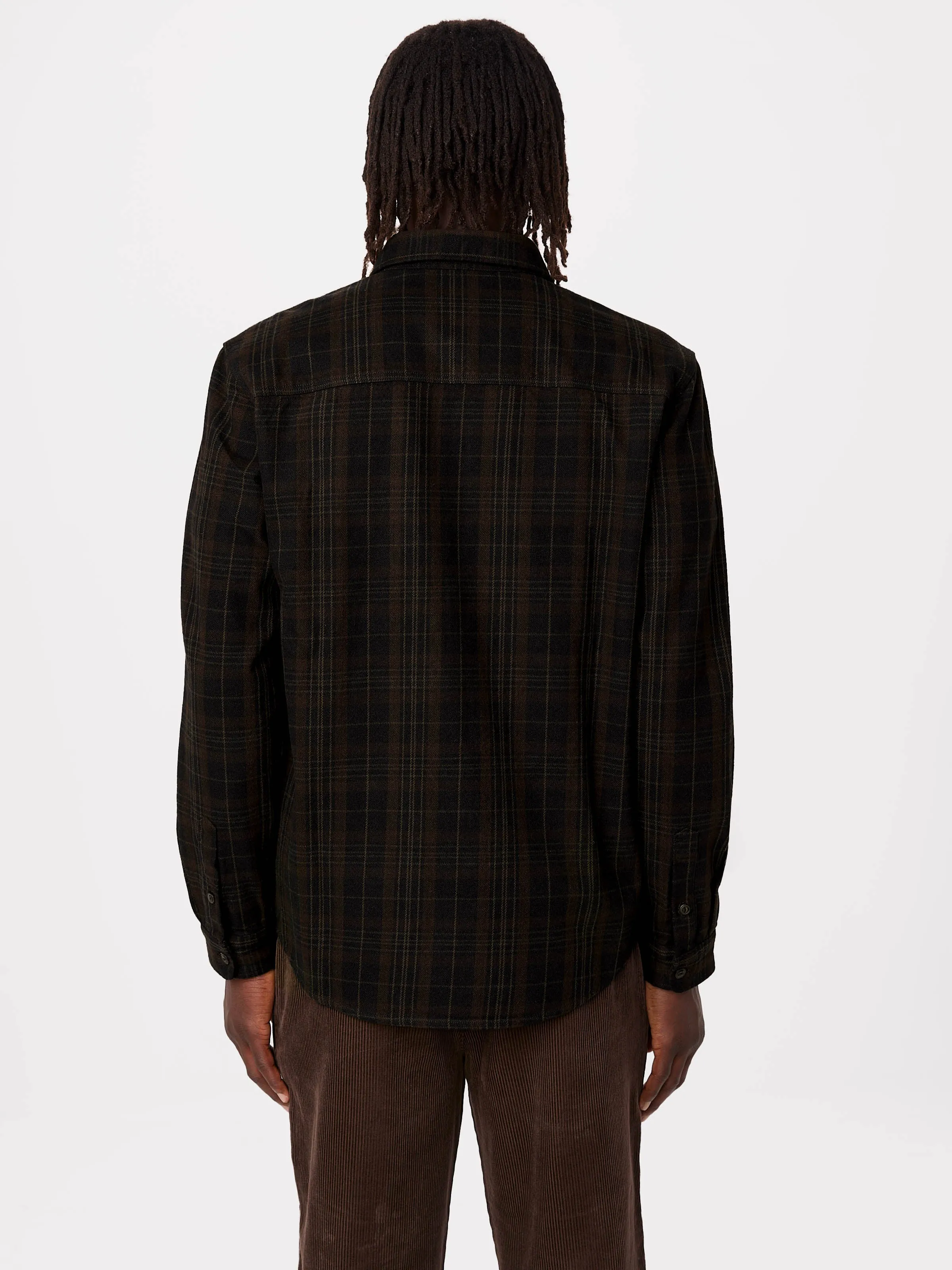 The Heavy Flannel Shirt in Deep Blue sold by Frank & Oak product image thumbnail 4