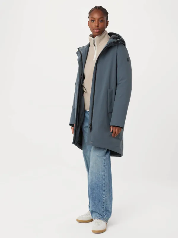 The Capital Parka in Slate sold by Frank & Oak