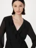 The Crossover Blouse in Black sold by Frank & Oak
