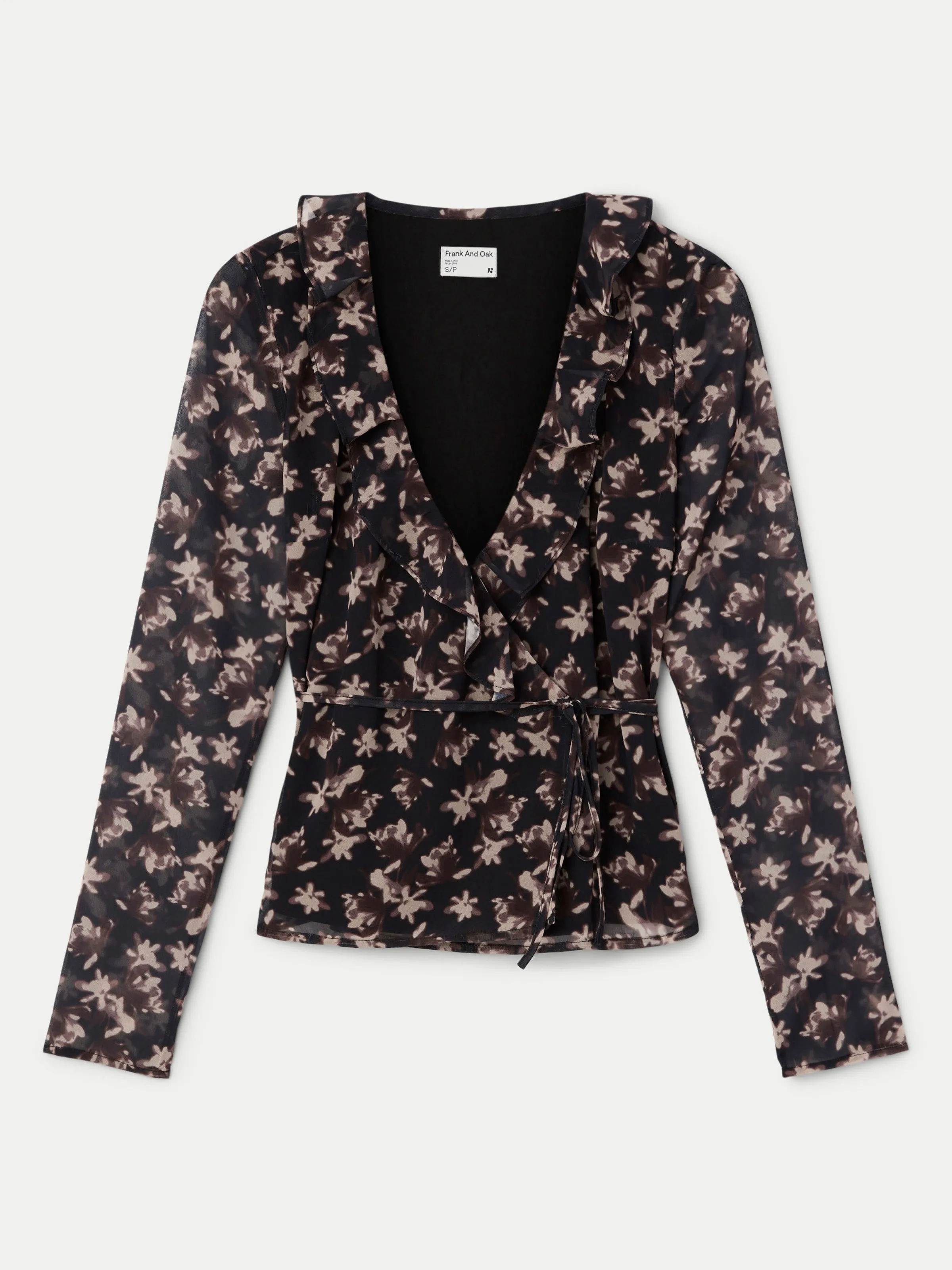 The Crossover Blouse in Black sold by Frank & Oak product image thumbnail 4