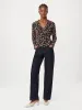 The Crossover Blouse in Black sold by Frank & Oak