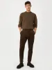 The Yak Wool Crewneck Sweater in Mustang Brown sold by Frank & Oak