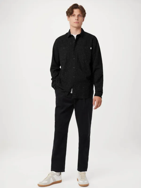 The Nepped Shirt in Deep Blue sold by Frank & Oak