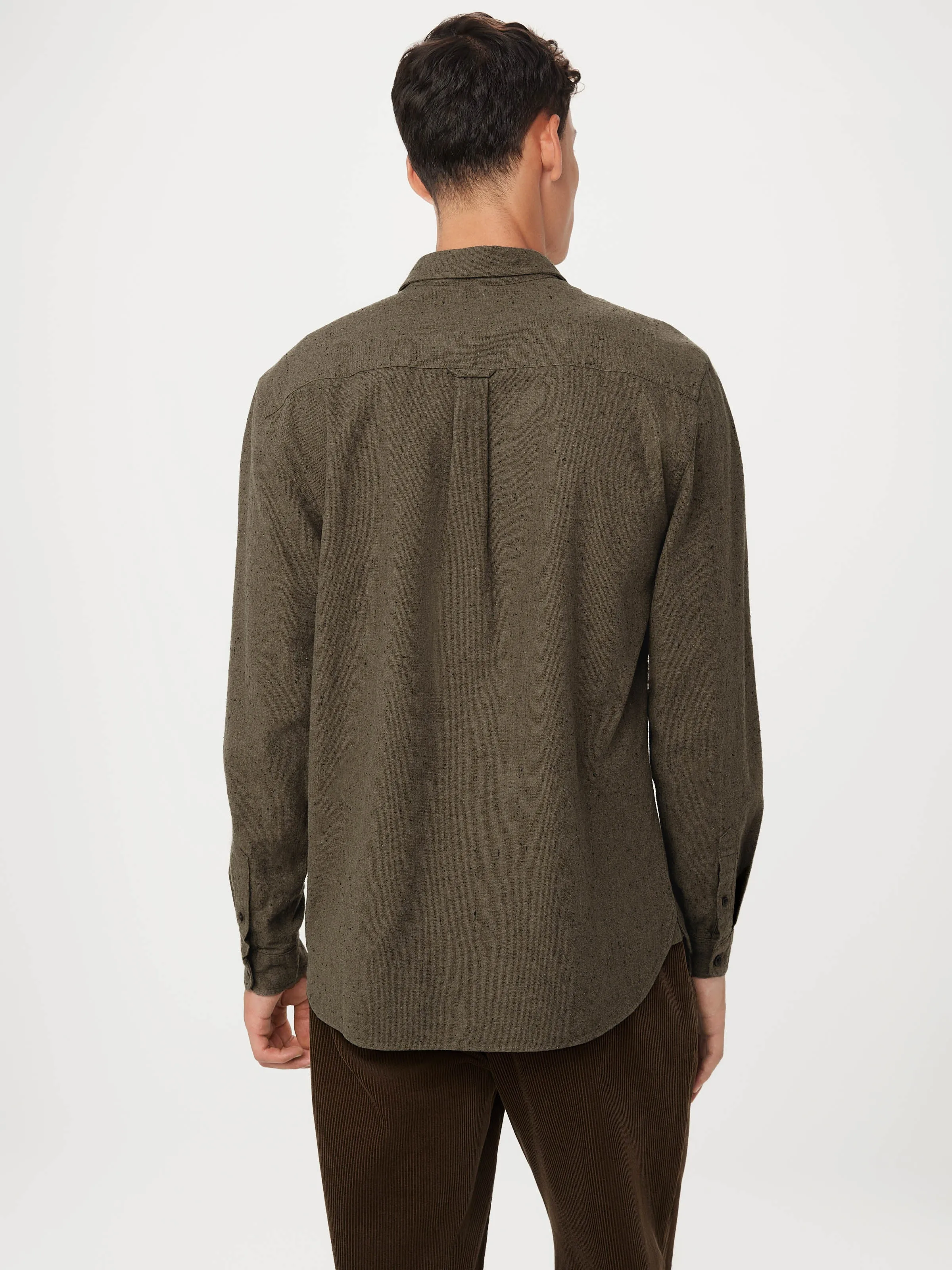 The Nepped Shirt in Brown sold by Frank & Oak product image thumbnail 4