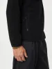 The Axis Polar Fleece Half Zip in Black sold by Frank & Oak
