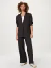 The Striped 2-Button Blazer in Charcoal Grey sold by Frank & Oak