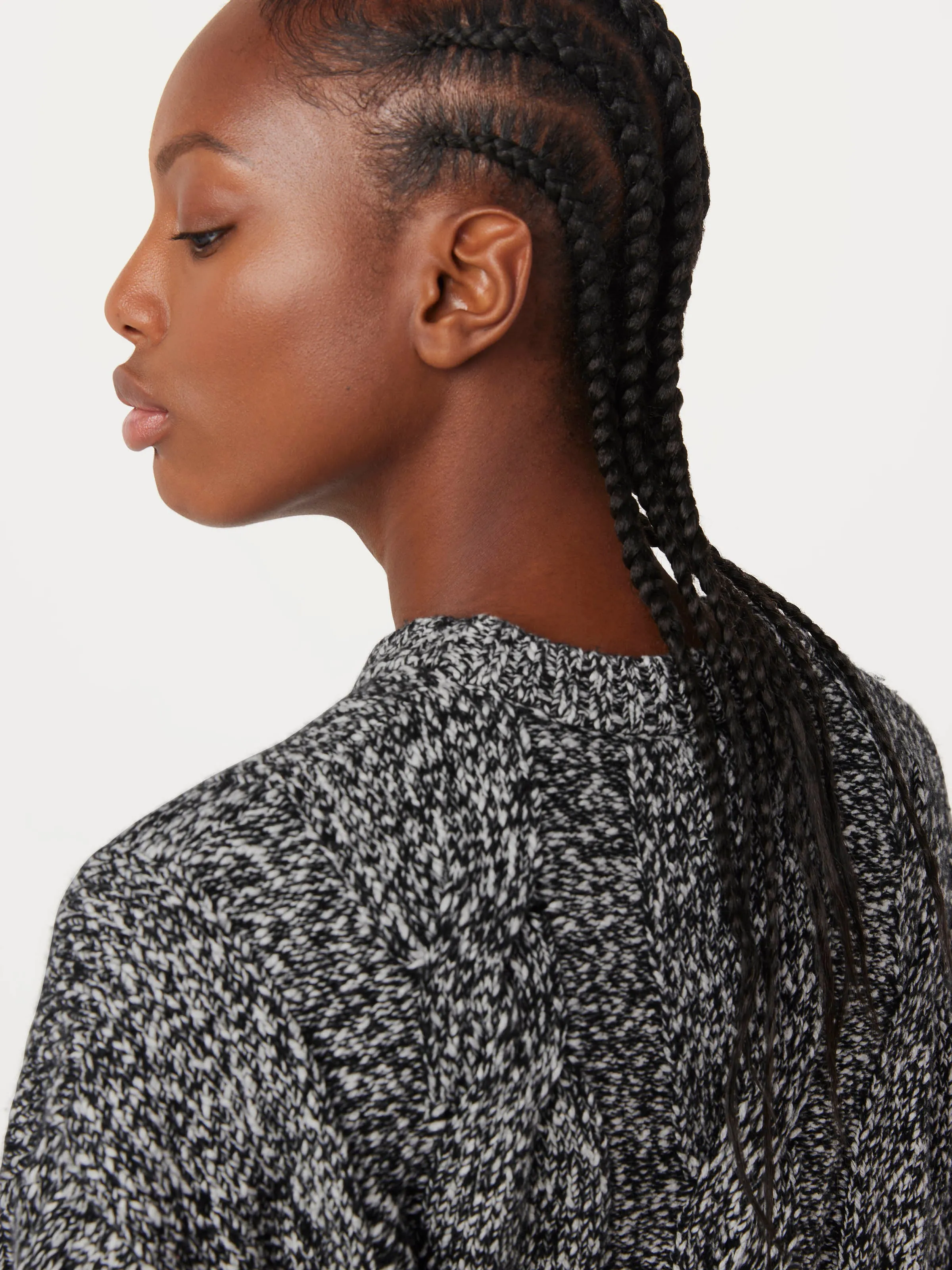 The Cable Knit Sweater in Black sold by Frank & Oak product image thumbnail 2