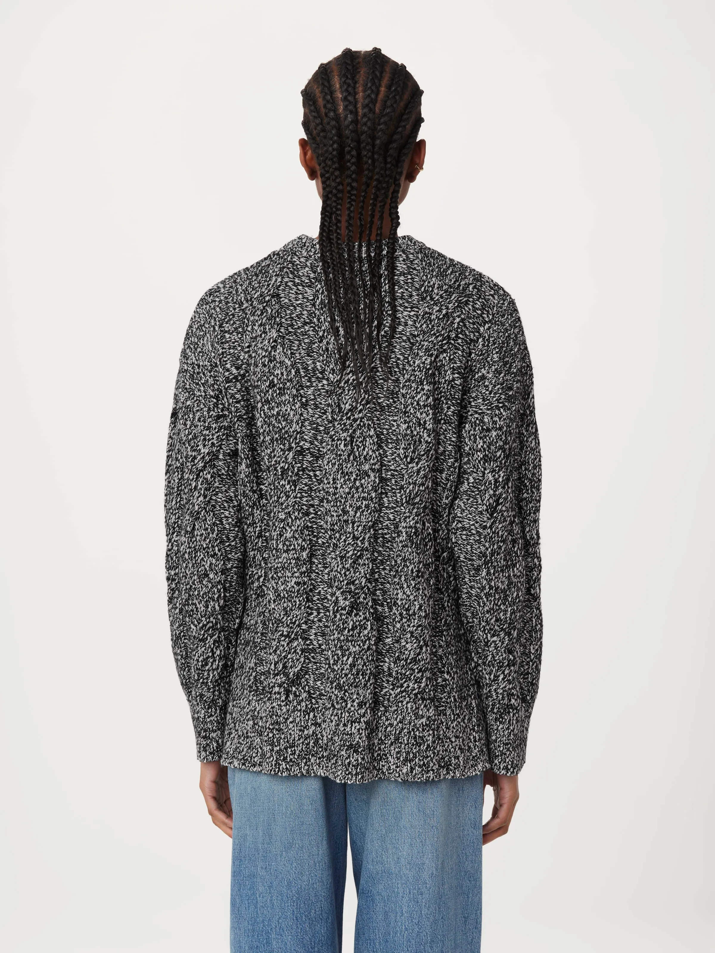 The Cable Knit Sweater in Black sold by Frank & Oak product image thumbnail 4