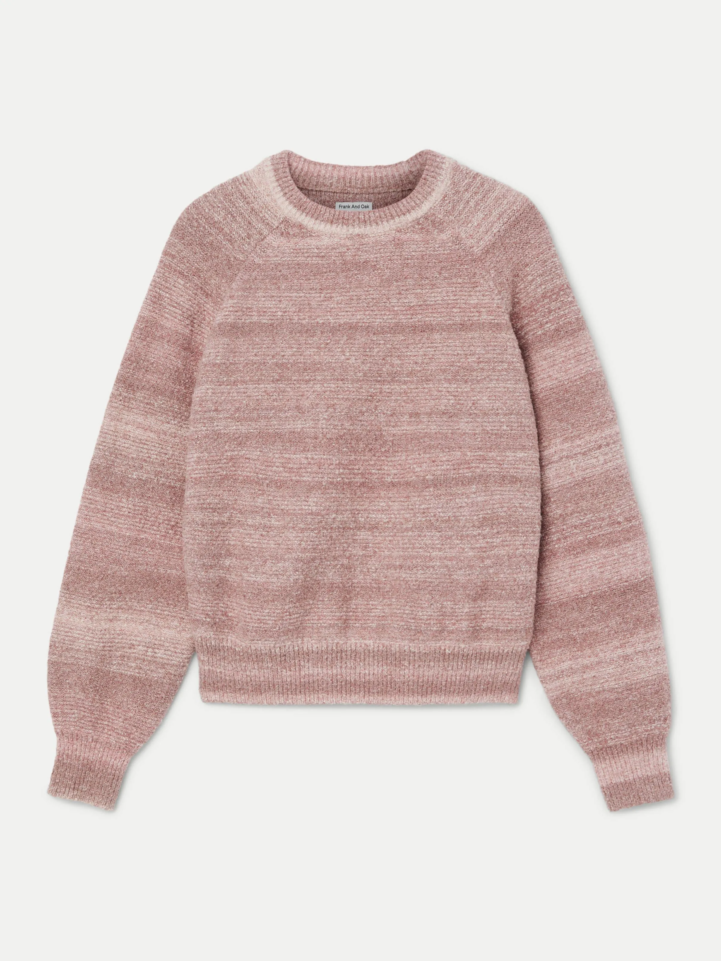The Seawool® Crewneck Sweater in Fade Rose sold by Frank & Oak product image thumbnail 5