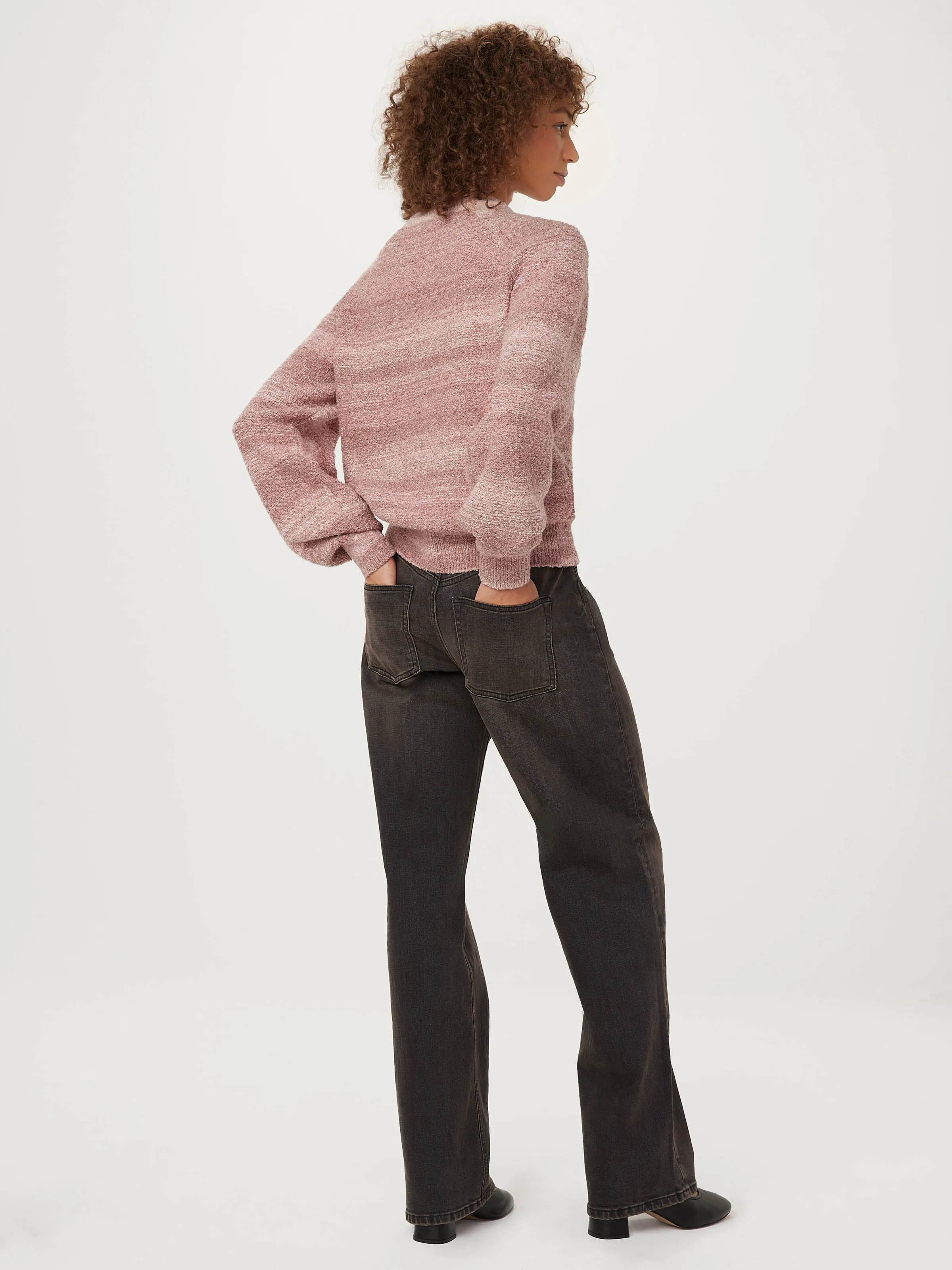 The Seawool® Crewneck Sweater in Fade Rose sold by Frank & Oak product image thumbnail 4